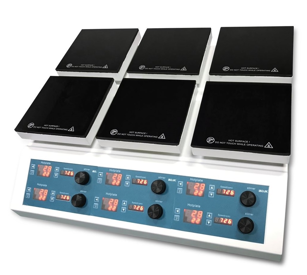 HMS-901D4聯、6聯多工位新型加熱磁力攪拌器