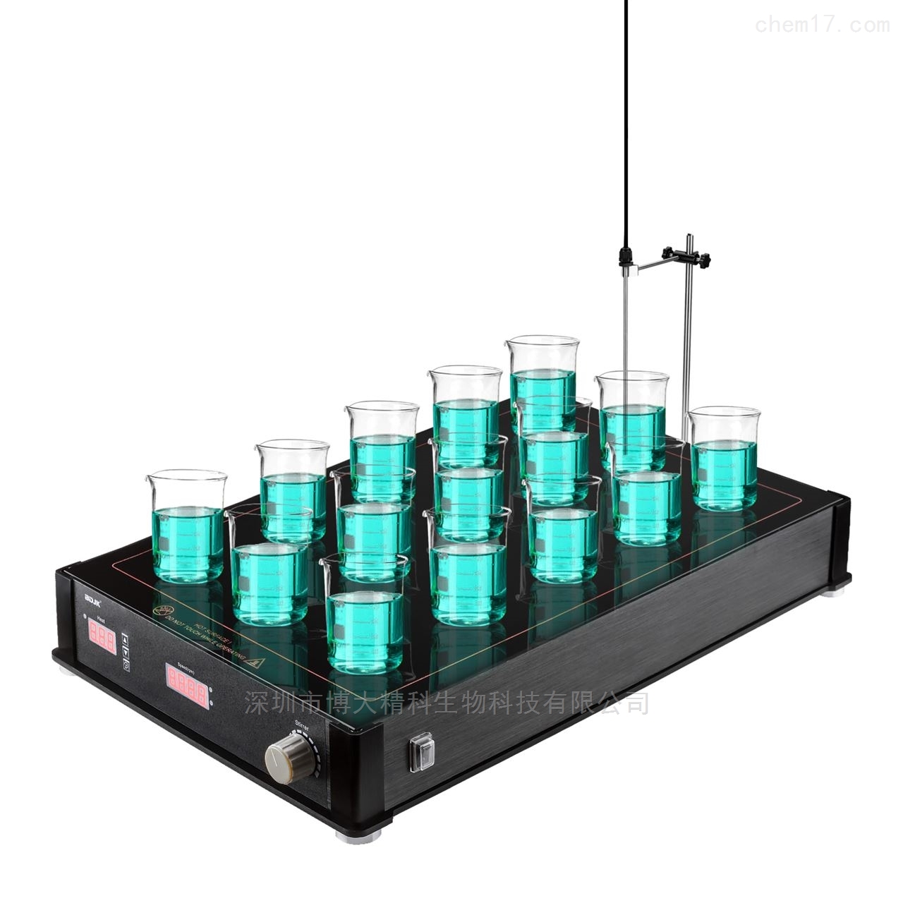 HMS-15H六價(jià)鉻檢測新規(guī)專用多點(diǎn)加熱攪拌器